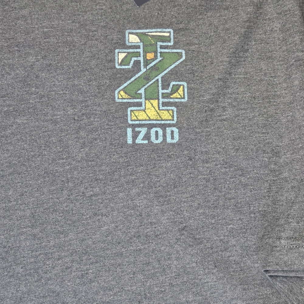 Izod Saltwater Mens 3XB Blue Golf Themed Soft Stretch Comfort Casual Graphic Tee - Picture 4 of 9